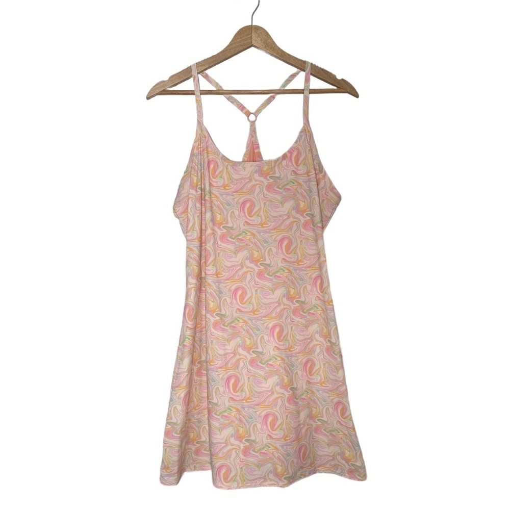 Outdoor Voices The Exercise Dress limited edition Pink Marble Tennis Pickleball - Picture 3 of 11